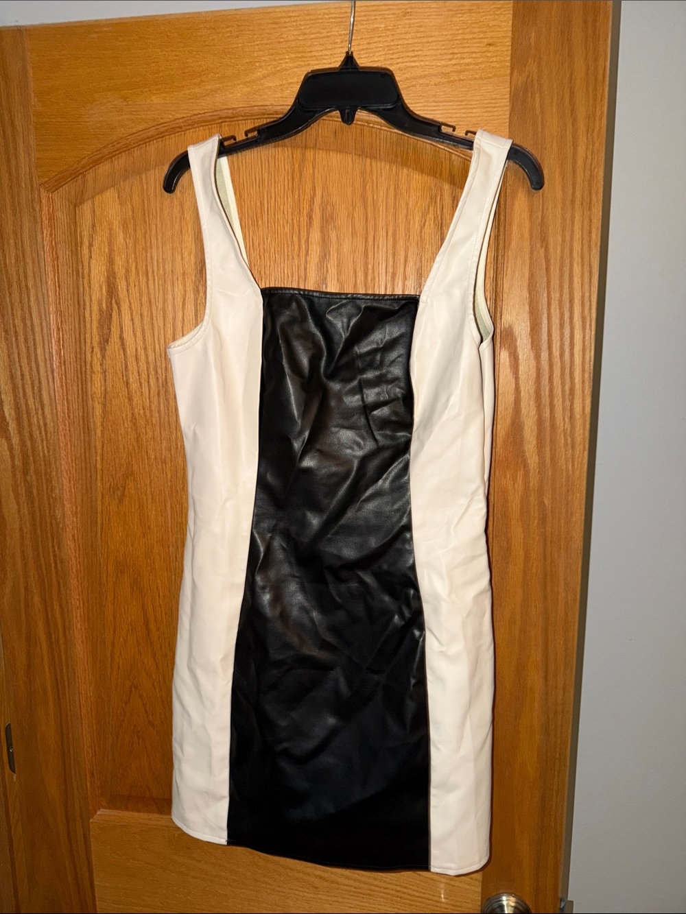 Pants Store Tuscaloosa faux leather mini dress
